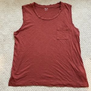Whisper Cotton Pocket Muscle Tank